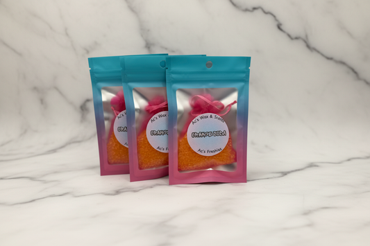 Orange Soda - Three Packs Standing on Marble