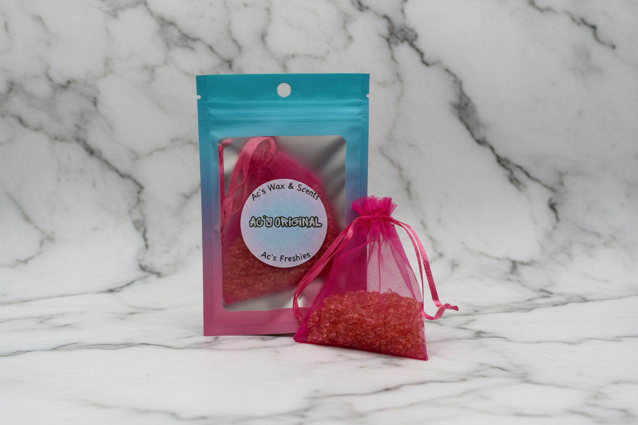 Ac's Original Freshies - Pack & Sachet on Marble