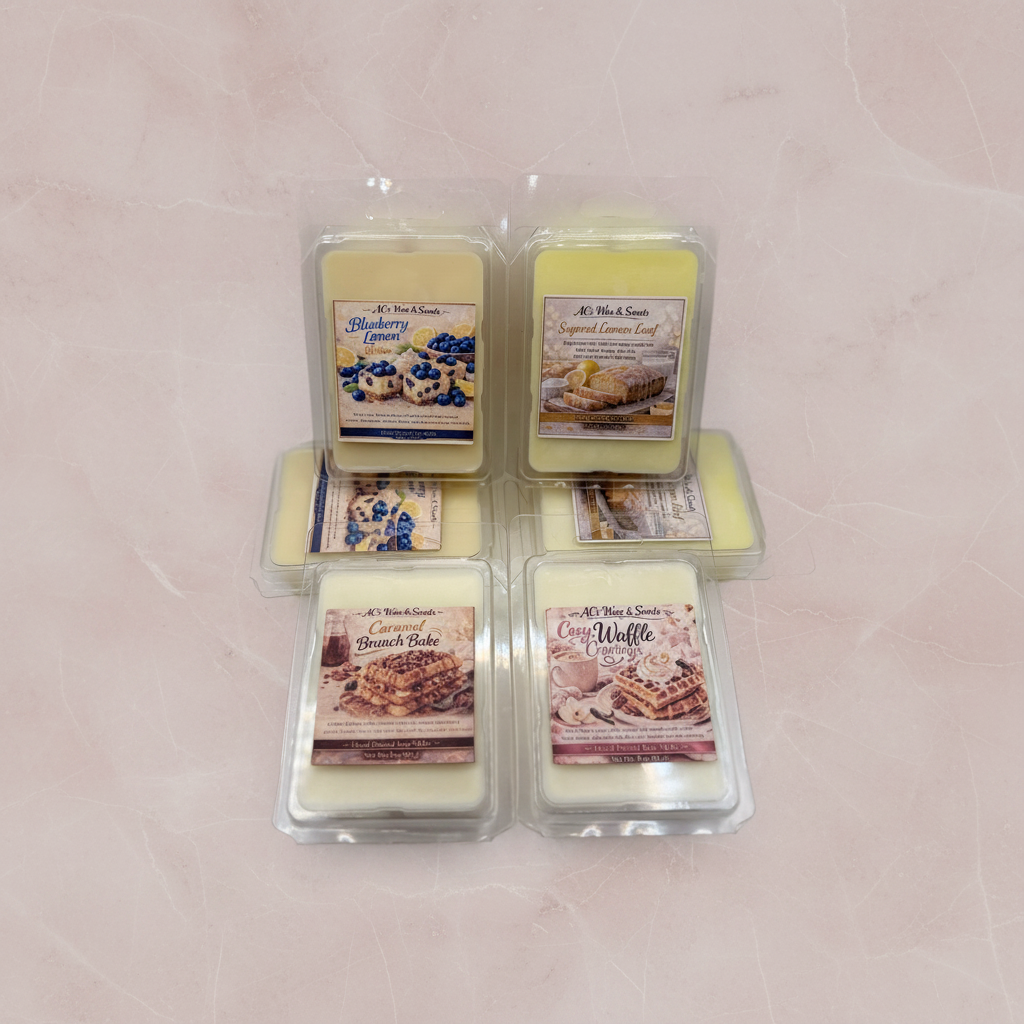 Collection 2 - Blueberry Lemon Bites, Sugared Lemon Loaf, Caramel Brunch Bake, Cozy Waffle Cravings
