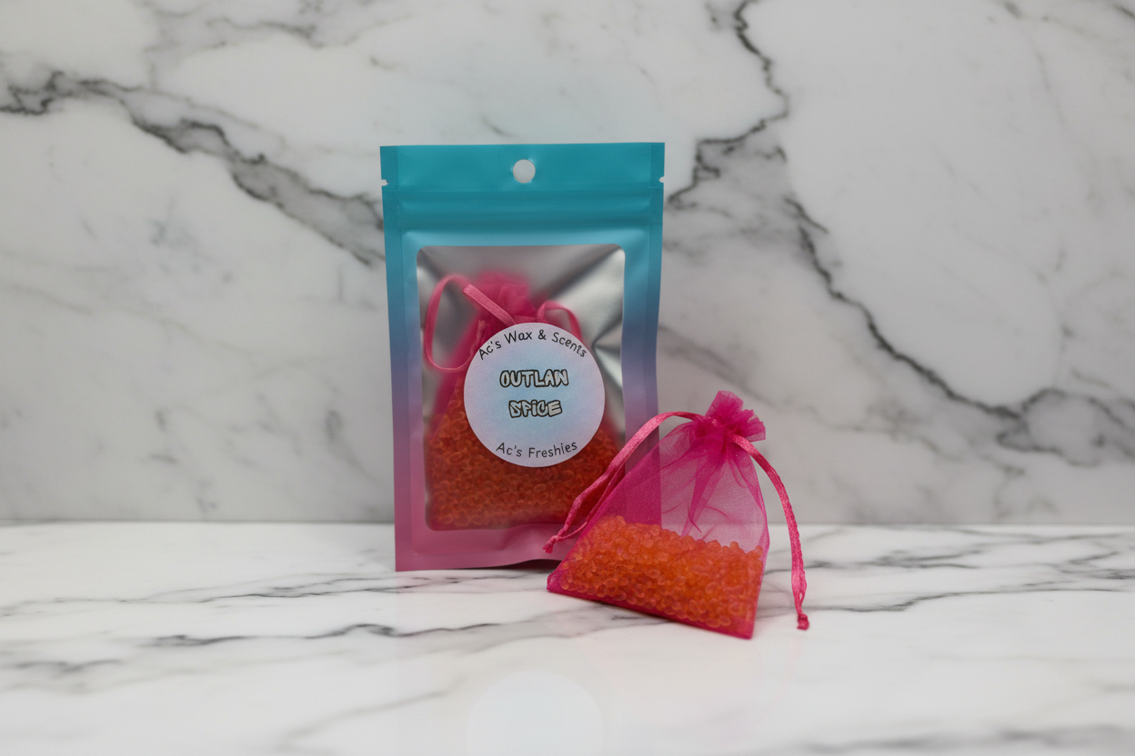 Outlaw Spice - Pack & Sachet on Marble
