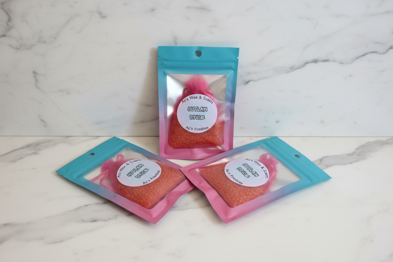 Outlaw Spice - Scattered Packs on Marble