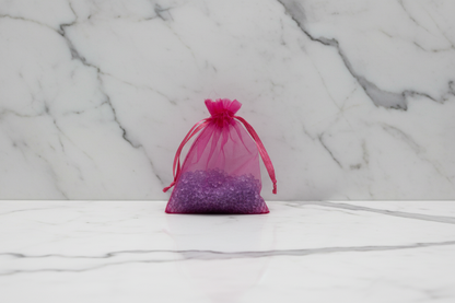 Saturday Sweet Crunch - Organza Sachet on Full Marble