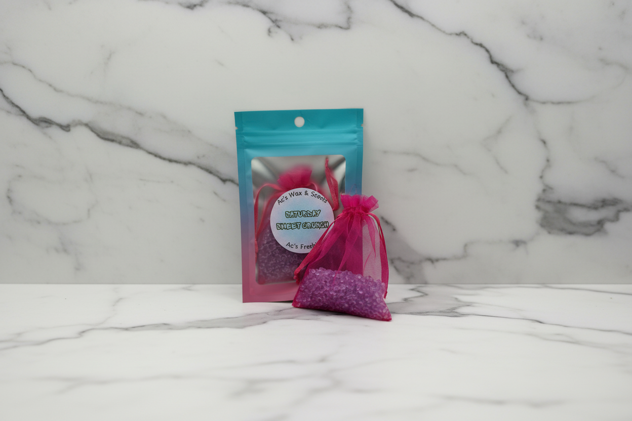Saturday Sweet Crunch - Pack & Sachet on Marble